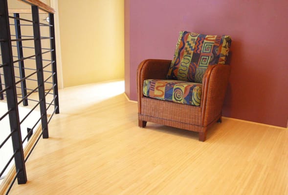 Parquet massif bambou Horizontal Classic naturel tradition verni - 15 x 150 x 1940 mm