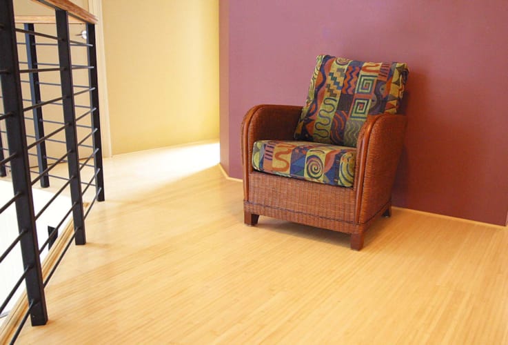 Parquet massif bambou Horizontal Classic naturel tradition verni - 15 x 150 x 1940 mm
