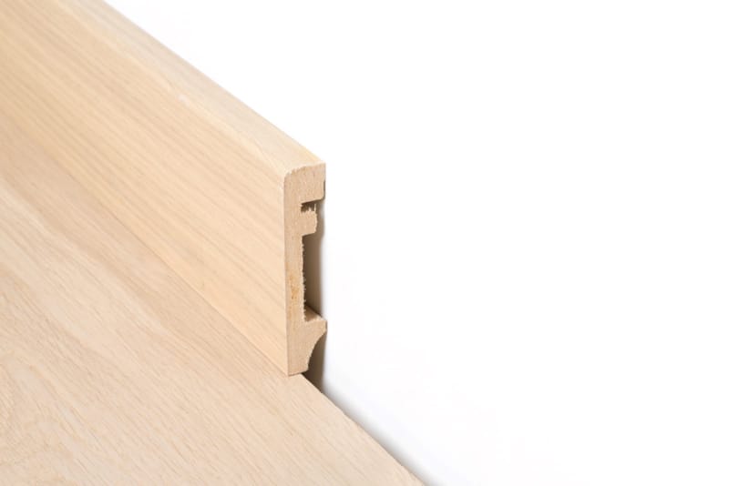 Quick-Step plinthe parquet - Chêne fumé Havane mat 1354 - 16 x 80 x 2400 mm