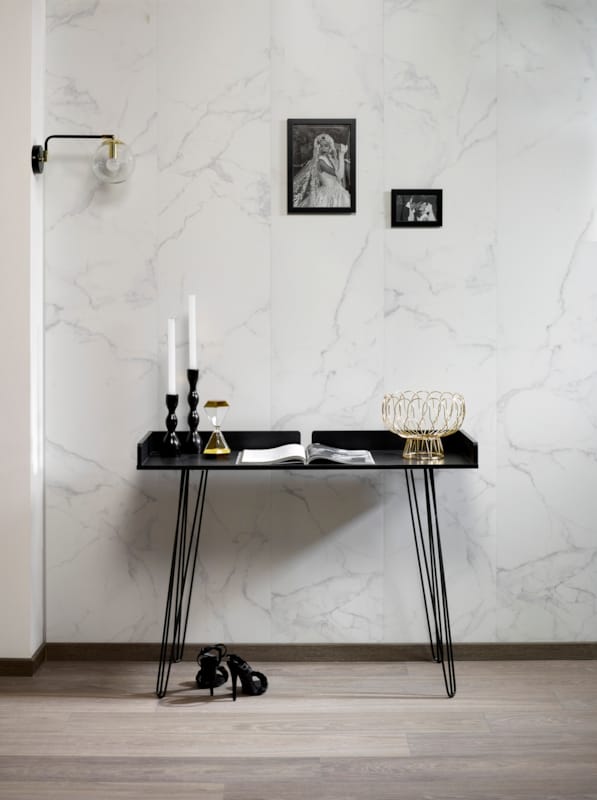 Panneau mural PVC DUMAWALL XL - Calacatta - 5 x 400 x 2600 mm