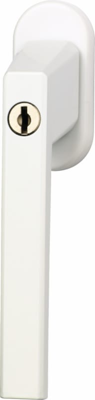 Poignée de fenêtre à clé Blanc