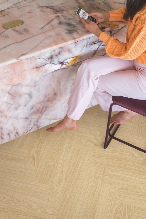 Quick-Step vinyle Ciro - chêne rosé pur 40359 - 630 x 126 x 6mm