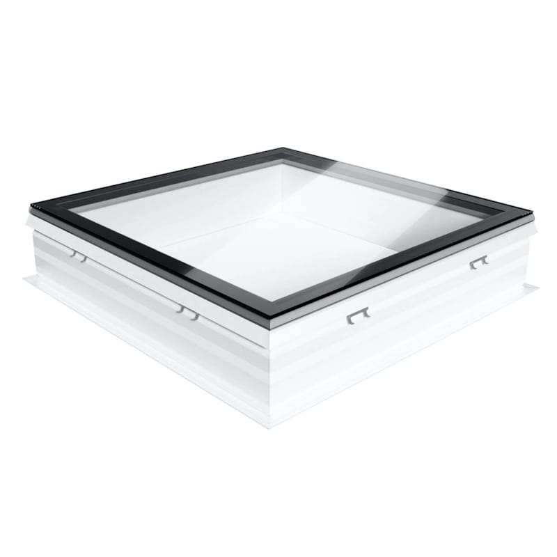 Coupole plate Iwindow 2 - Modèle fixe clair + costière