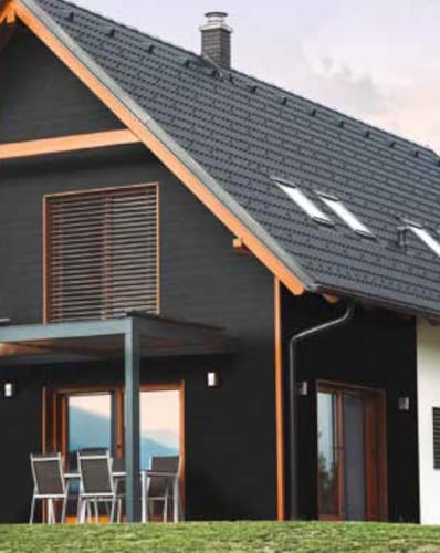 Bardage thermo Ignite noir 20 x 186 x 2650 mm