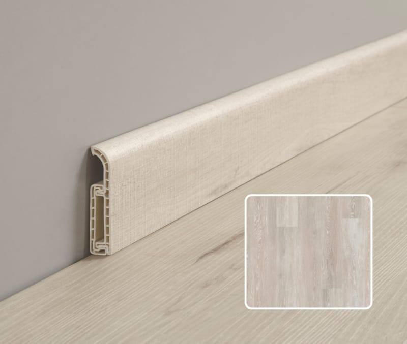 Plinthe Design Coretec ESSENTIALS - Ivory Coast Oak - 2400mm x 16mm x 70mm
