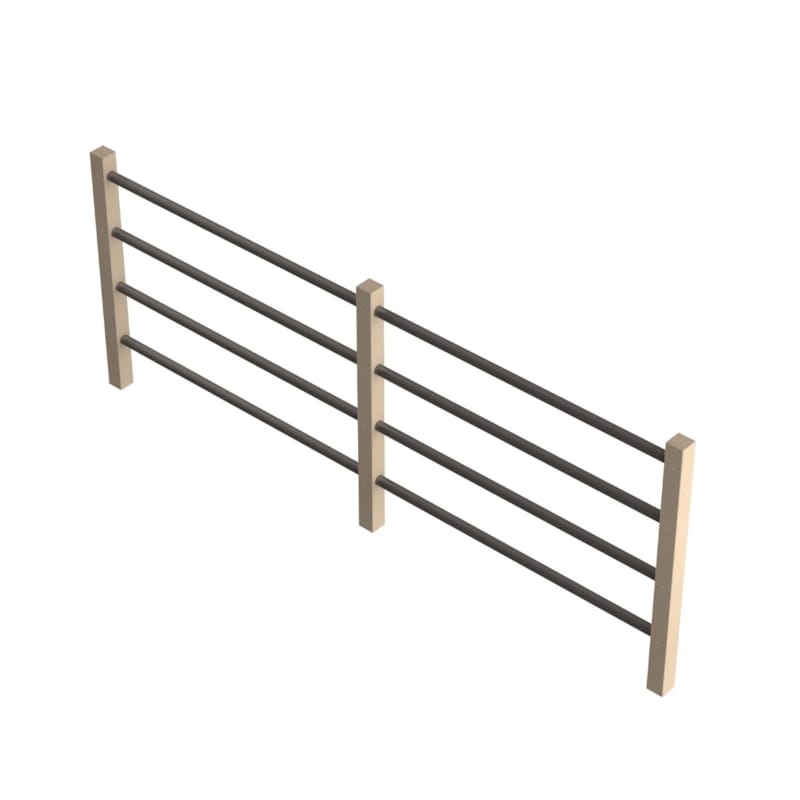 Jura - Sapin garde-corps "C" 320 cm