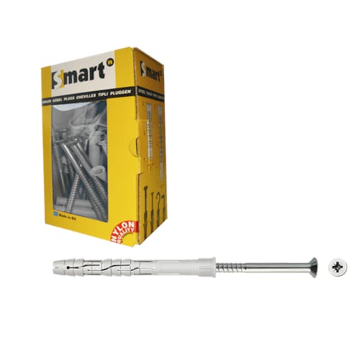 Cheville SMART collée fraisée pour chassis - PZ 10 x 140 (boite 25 pces)