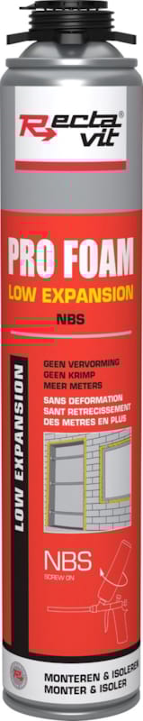 Pro foam low expansion NBS - 800 ml
