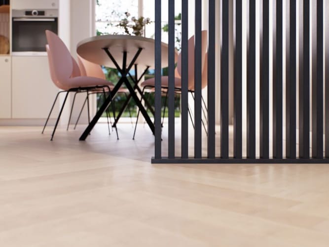 CanDo roomdivider profils sol et plafond 90° pour cloison - Chêne lave - 1000 mm