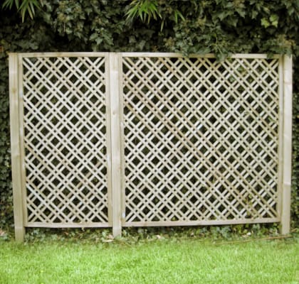 Treillis Duo diagonal - Largeur 90 cm x 1m80