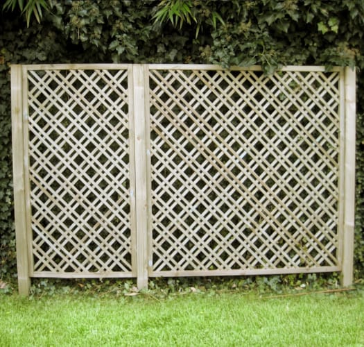 Treillis Duo diagonal - Largeur 90 cm x 1m80