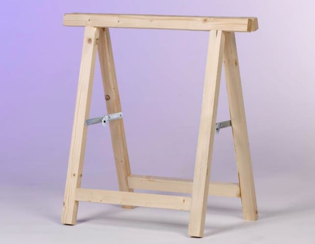 Tréteau sapin modèle lourd - 28x46 mm