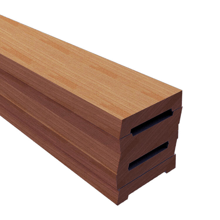 Chambranle meranti trapeze 12x70x3350mm