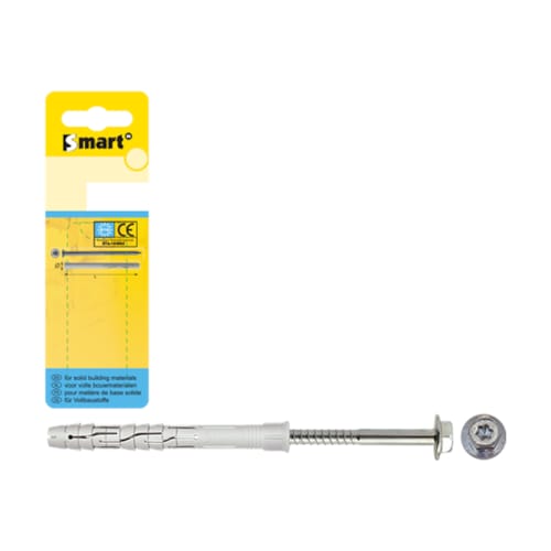 Cheville SMART pour chassis "RPF" TH + vis - 10 x 120 (blister 2 pces)