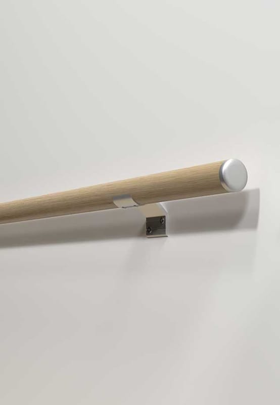 R15 - Kit rampe Rondo - Main courante - Chêne 40mm x 2m