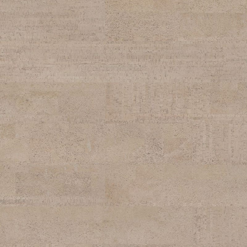 Revêtement de sol liège - blanc antique - 7 x 19 x 1225 mm