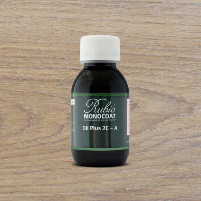 Huile Rubio Monocoat - oil + 2c - comp. A - 100 ml - White