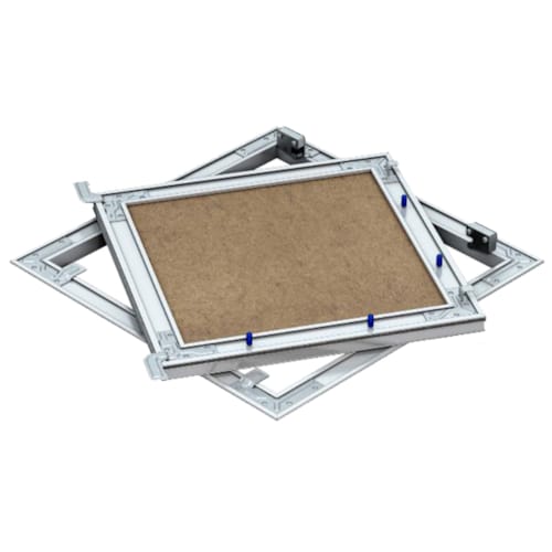 Trappe de visite ALU + plaque BA 30 x 30 cm