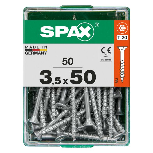 SPAX vis T-STAR+ WIROX - 3,5x50 M (boite 50 pces)