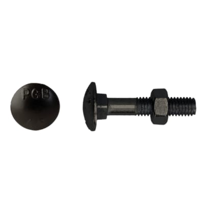 Boulon commerce 4.8 D.603/555 M6 x 70 mm BlackTop (4 pces)