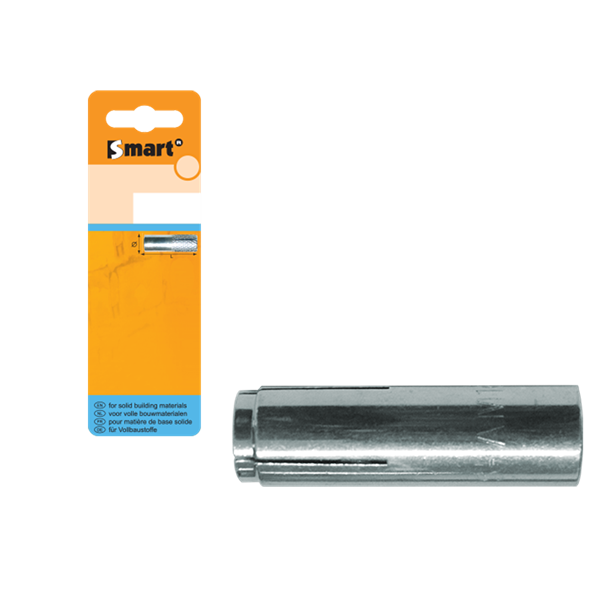 Douille à frappe SMART zinguée M8 x 30 (blister 6 pces)