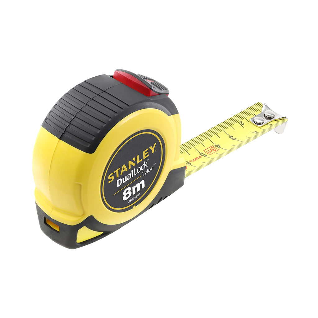 Stanley Mesure Tylon Duallock 8 mètres - 25 mm