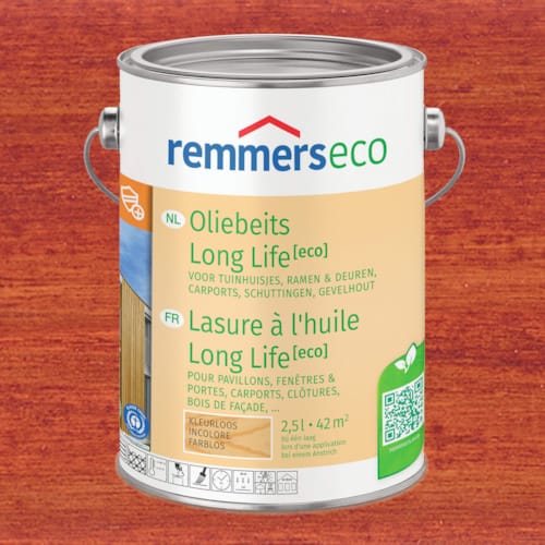 Remmers Lasure à L'Huile Long Life Eco 2,5 L - Acajou