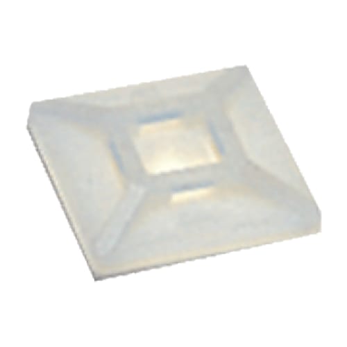 Base Carrée Autocollant Collier Naturel - 19 x 19 mm