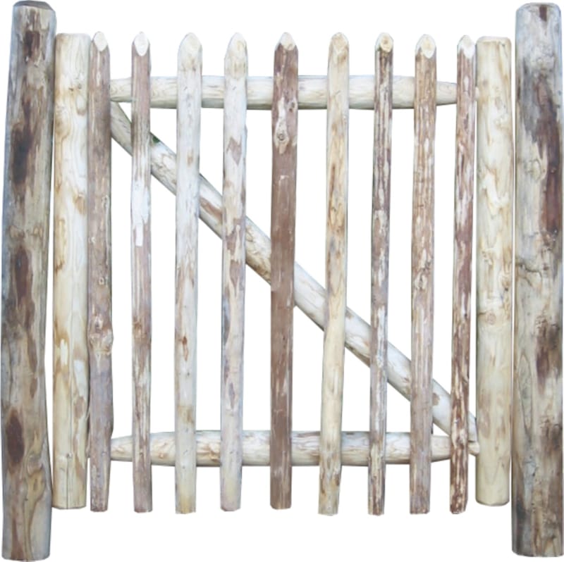 Portillon bois de châtaignier H 1.00 m x L 1.00 m