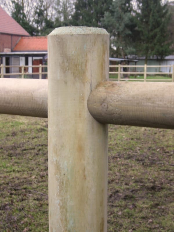 Pieu rond Fraisé 2,00 m - Cavalier