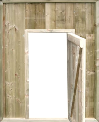 Double panneau avec porte