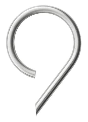 Chiffre 9 arrondi en inox pour façade