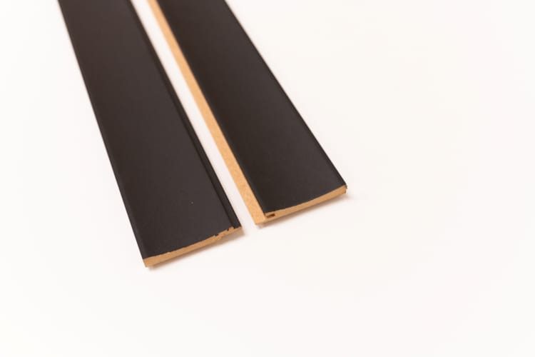 Kit profil d'extremité gauche et droit Maestro Ocean - Matte Black EC133 - 10 x 66 x 2770