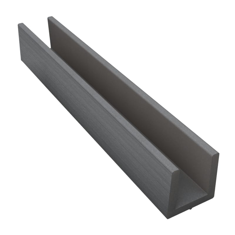 Duofuse Petit Profilé en U brun tropical 27x35x2020 mm