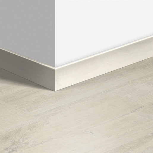 Plinthe standard stratifié Quick-Step 3178 Chêne Charlotte blanc - 12 x 58 x 2400 mm