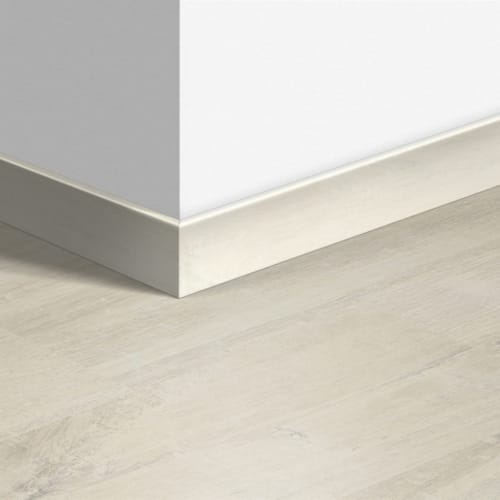 Plinthe standard stratifié Quick-Step 3178 Chêne Charlotte blanc - 12 x 58 x 2400 mm