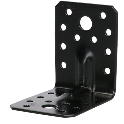 Equerre lourde renforcée 55 x 70 x 70 mm BlackTop