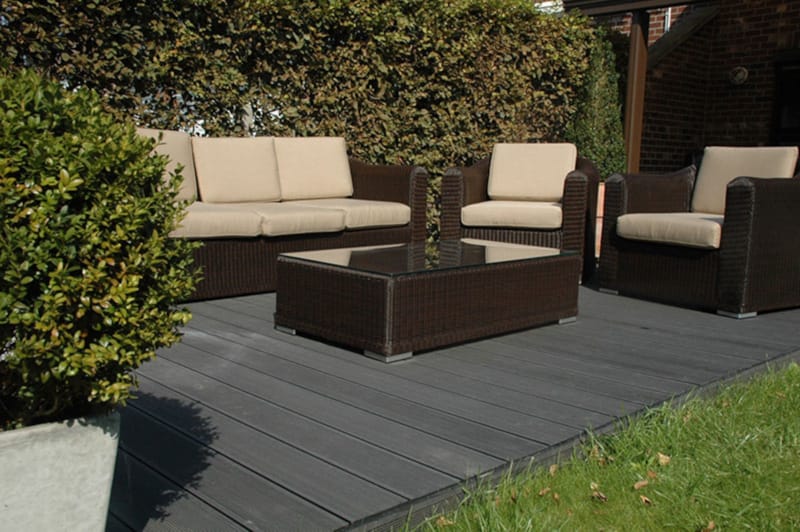 Duofuse planche alvéolaire noir graphite - 162 x 28 mm x 4 m