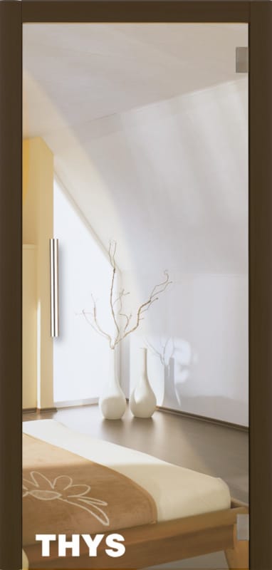 Thys porte Thytan - Va-et-vient - Verre clair - 2010 x 780 mm