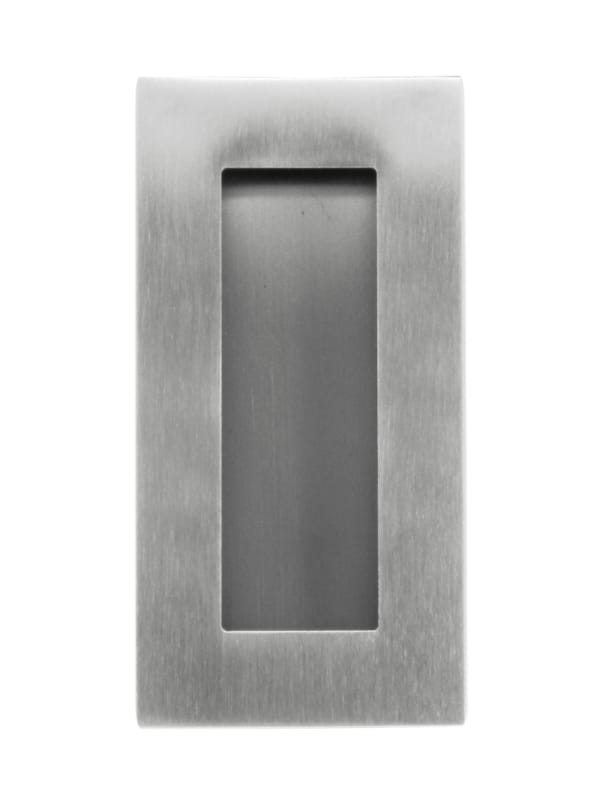 Coquille à encastrer hdd ovale carrée - Inox