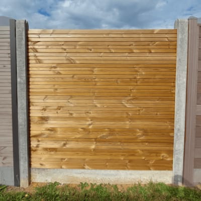 Planche massive - Sapin traité - Profil triple 2 faces - 28 x 130 x 1800 mm