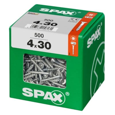 SPAX vis T-STAR+ WIROX - 4x30 XXL (boite 500 pces)