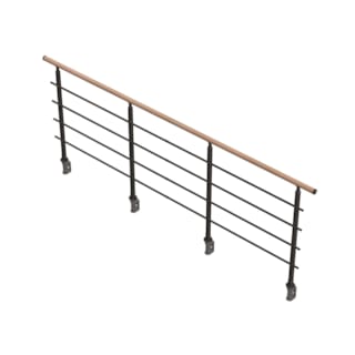 Biax - Garde-corps étage alu - 320 cm