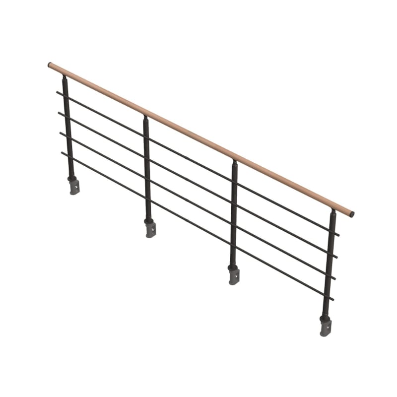 Biax - Garde-corps étage alu - 320 cm