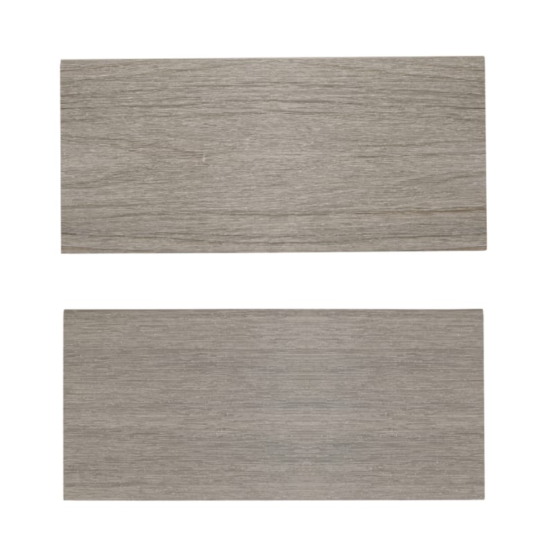 Terrasse Fiberdeck composite tubulaire 22,5 x 210 x 5000 mm - light grey creux