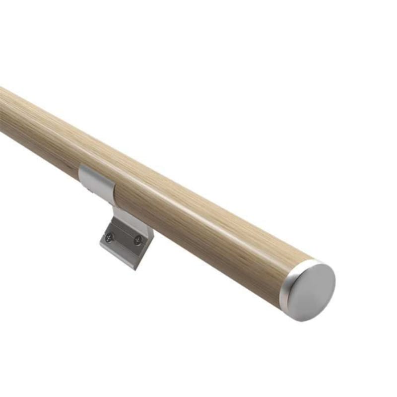 R15 - Kit rampe Rondo - Main courante - Chêne 40mm x 2m