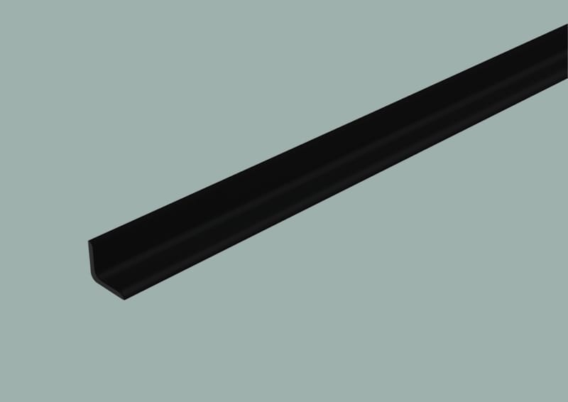 Dumawall Coin Intérieur Noir 12 mm - 2600 mm