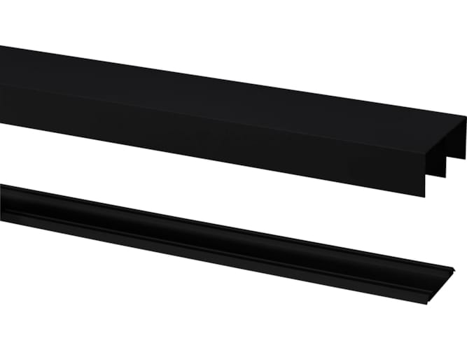 StoreMax rail aluminium noir mat R40 - 1m80