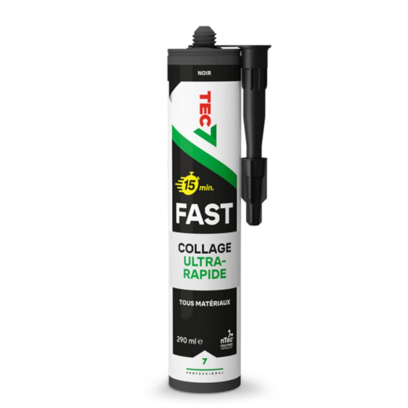 Tec7 colle de montage Fast - Noir - Cartouche 290 ml