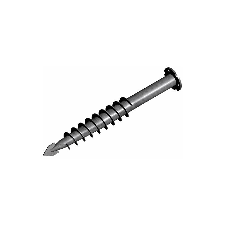 Weasyfix vis de fondation de 750 mm en acier galvanisé